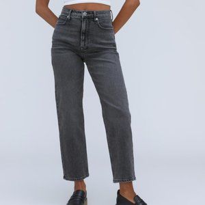 Everlane The Way High Jean 25 long washed black